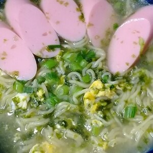 ラ王簡単アレンジ♪卵とじ海苔ラーメン